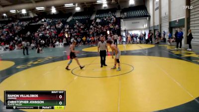 127 lbs Semifinal - Ramon Villalobos, Madison vs Christopher Johnson, Platte Valley