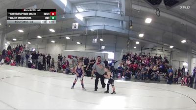 34 lbs Quarterfinal - Christopher Marr, Rocket Wrestling Club / RWC vs Kane Mowinkel, Milford Wrestling Club