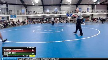 125 lbs 1st Place Match - Cam Phetxoumphone, Iowa State vs Connor Kidd, Luther