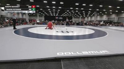 150 lbs Cons. Sub-semis - Joseph Mahoney, Connecticut vs Mason Petersen, UWC