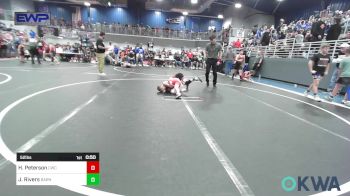 52 lbs Consolation - Hunter Peterson, Claremore Wrestling Club vs Jude Rivers, Barnsdall Youth Wrestling