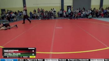 100 lbs Semifinal - Kash Koopmans, Legends Of Gold vs Mitchell Williams, Outlaw Wrestling Club