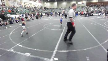 43 lbs Consi Of 8 #1 - Faith Ortiz-Esparza, Lassen Wrestling Association vs Easton Burton, Nighthawks WC