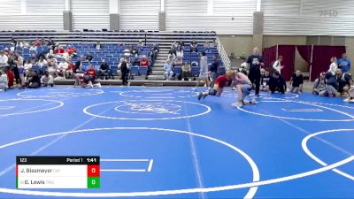 123 lbs Cons. Round 5 - Gavin Lewis, Oxford vs John Bissmeyer, Cathedral