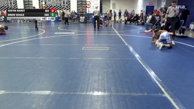 121 lbs Round Of 16 - Justin Baret, Abington Heights vs Drew Soule, Canon-McMllan