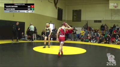 89 lbs Champ. Round 2 - Slate Bayona, Red Wave Wrestling vs Jace Mark, Wright Wrestling Academy