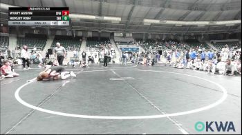 100 lbs Rr Rnd 1 - Wyatt Austin, Sperry Wrestling Club vs Huxley Kish, Shelton Wrestling Academy