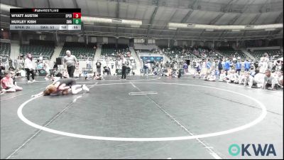 100 lbs Rr Rnd 1 - Wyatt Austin, Sperry Wrestling Club vs Huxley Kish, Shelton Wrestling Academy