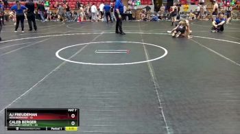 100 lbs Round 3 (4 Team) - AJ Freudeman, Neighborhood vs Caleb Berger, Highland Hornets