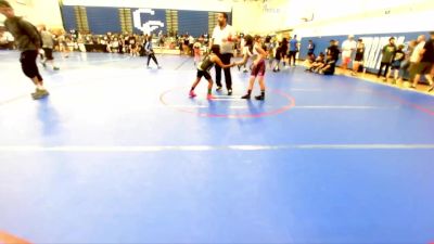 90 lbs Round 3 - Ruby Encinas, Dog Pound Wrestling vs Jaelene Albarran, Cal Grapplers Wrestling Club