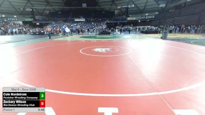 59 lbs Champ. Rd Of 32 - Cole Nordstrom, Punisher Wrestling Company vs Zachary Wilson, Mat Demon Wrestling Club