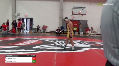 149 lbs Consi of 16 #2 - Simon Kitzis, Queens University Of Charlotte vs Miller Clark, Appalachian State University