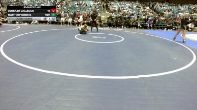 138 lbs Consolation - Lorenzo Gallegos, Volcano Vista vs Matthew Orbeta, Poway