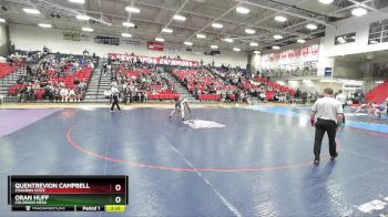 133 lbs 1st Place Match - Quentrevion Campbell, Chadron State vs Oran Huff, Colorado Mesa