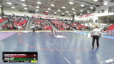 133 lbs 1st Place Match - Quentrevion Campbell, Chadron State vs Oran Huff, Colorado Mesa