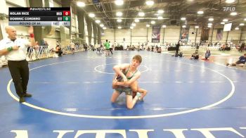120 lbs Round Of 64 - Nolan Rice, Micky's Maniacs Blue vs Dominic Cordero, Team 922