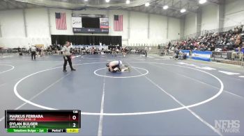 138 lbs Round 2 (3 Team) - Dylan Bulger, John H Glenn HS vs Markus Ferrara, Port Jervis Sr HS