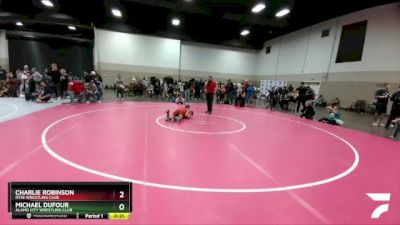 108 lbs Cons. Round 3 - Michael Dufour, Alamo City Wrestling Club vs Charlie Robinson, Ryse Wrestling Club