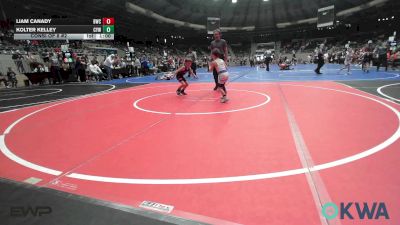 46 lbs Consi Of 8 #2 - Liam Canady, Berryhill Wrestling Club vs Kolter Kelley, Coweta Tiger Wrestling