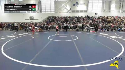 74 lbs Cons. Round 4 - Gabriel Brodsky, Club Not Listed vs Evan Neske, Club Not Listed