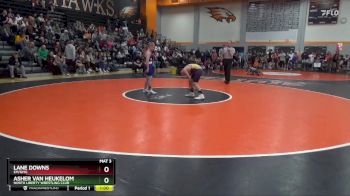 110 lbs Round 2 - Asher Van Heukelom, North Liberty Wrestling Club vs Lane Downs, EM/GMG