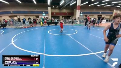 84 lbs Cons. Round 1 - Cabel Crisafulli, Warrior Trained Wrestling vs Rambo Loya, 806 Elite Wrestling