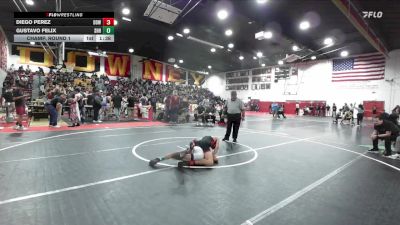 113 lbs Champ. Round 1 - Diego Perez, Downey vs Gustavo Felix, Shadow Hills