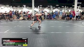 88 lbs Round 2 (4 Team) - Kyle Link, Mat Warriors Blue vs Graham Fernald, Mat Warriors White