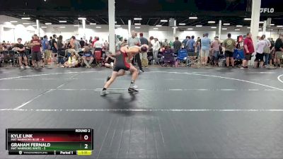 88 lbs Round 2 (4 Team) - Kyle Link, Mat Warriors Blue vs Graham Fernald, Mat Warriors White