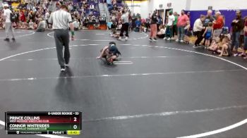 53 lbs Quarterfinal - Connor Whitesides, Summerville Takedown Club vs Prince Collins, West Wateree Wrestling Club