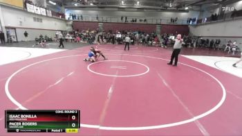113 lbs Cons. Round 2 - Isaac Bonilla, Red Mountain vs Pacer Rogers, Snowflake