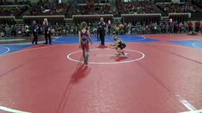 62 lbs Champ. Round 1 - Journey Eberle, Thermopolis Wrestling Club vs Kylie Rutecki, Project Wrestling