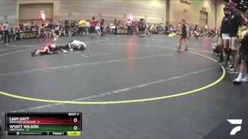 47 lbs Round 2 (6 Team) - Wyatt Wilson, Ares Black vs Liam Gatt, Backyard Brawlers