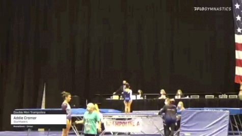 Addie Cromer - Double Mini Trampoline, StarMakers - 2021 USA Gymnastics Championships