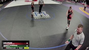 Quarterfinal - Liam Moline, Mt. Michael Benedictine vs Merritt Olberding, Fort Calhoun