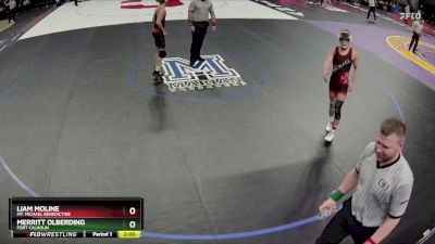 Quarterfinal - Liam Moline, Mt. Michael Benedictine vs Merritt Olberding, Fort Calhoun