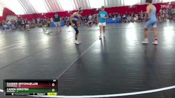 132 lbs Round 2 (6 Team) - Caden Kersten, Denmark vs Zander Spitzmueller, Zimmerman