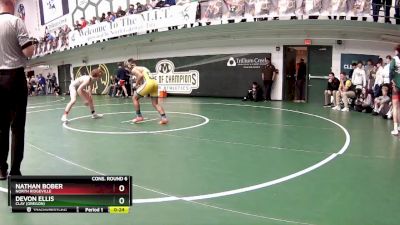 132 lbs Cons. Round 6 - Devon Ellis, Clay (Oregon) vs Nathan Bober, North Ridgeville