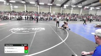 123 lbs Consolation - Uryiah Prettyboy, Bloomfield Youth Wrestling vs Samuel Dickison Jr, Westside WC