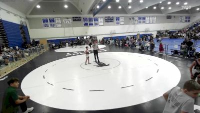 74 lbs Cons. Round 3 - Wyatt Messiha, Monster Garage Wrestling Club vs Isaiah Cisneros, Venom