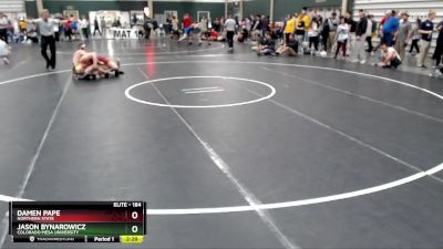 184 lbs Quarterfinal - Jason Bynarowicz, Colorado Mesa University vs Damen Pape, Northern State