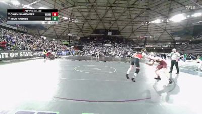 Boys 3A 165 lbs Champ. Round 1 - Milo Parnes, Ballard vs Owen Slaughter, White River