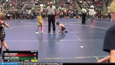50 lbs Cons. Round 3 - Jory Heinrich, American Outlaws vs Brody Mitchell, Bobcat Wrestling Club