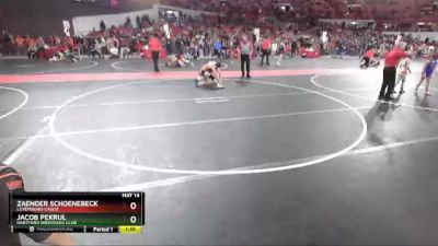 160 lbs Semifinal - Zaender Schoenebeck, Luxemburg-Casco vs Jacob Pekrul, Hartford Wrestling Club