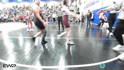 105-115 lbs Rr Rnd 2 - Caitlyn Staggers, Skiatook Youth Wrestling vs Aubrie Smittle, Wagoner Takedown Club