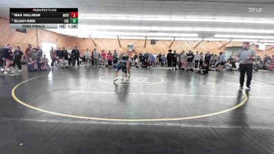 125 lbs Semifinal - Max Hallman, Northumberland vs Elijah King, Lisle