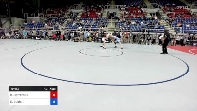 120 lbs Cons 32 #1 - Kamdyn Borrero, PA vs Eric Bush, FL