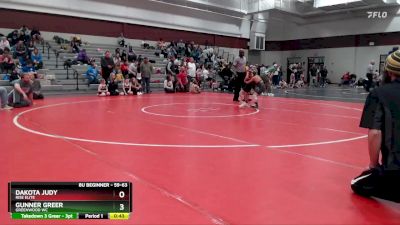 59-63 lbs Round 2 - Gunner Greer, Greenwood WC vs Dakota Judy, Rise Elite