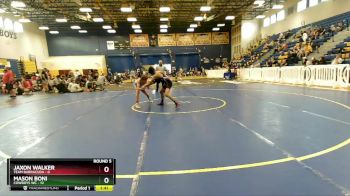 120 lbs Round 5 (8 Team) - Jaxon Walker, Team Barracuda vs Mason Boni, Cowboys WC