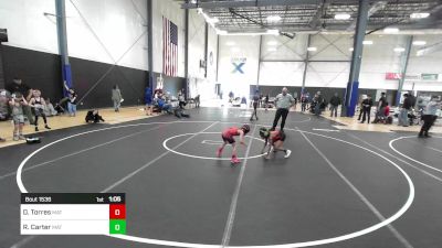 57 lbs Final - Daniel Torres, Mat Demon WC vs Roman Carter, Mat Demon WC